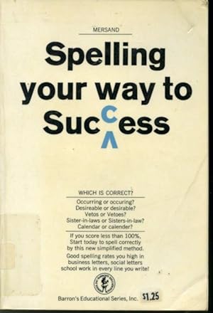 Imagen del vendedor de Spelling Your Way to Success a la venta por Librairie Le Nord