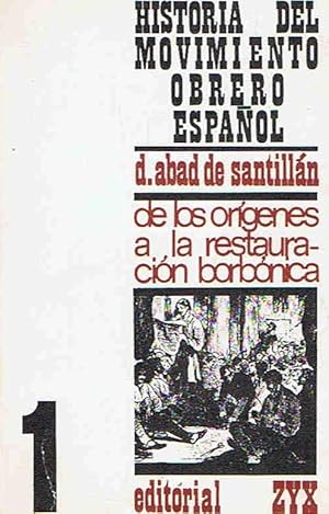 Imagen del vendedor de HISTORIA DEL MOVIMIENTO OBRERO ESPAOL 1. (desde sus orgenes a la restauracin Borbnica) a la venta por Librera Torren de Rueda