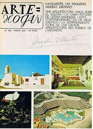 Imagen del vendedor de ARTE = HOGAR. N 368. Enero 1978. Dedicado a LANZAROTE a la venta por Librera Torren de Rueda