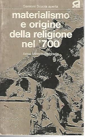 Bild des Verkufers fr Materialismo e origine della religione nel 700 zum Verkauf von librisaggi