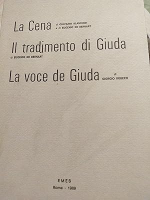 Imagen del vendedor de A cena il trattamento di Giuda la voce di giuda a la venta por librisaggi