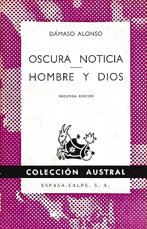 Oscura noticia - Hombre y dios