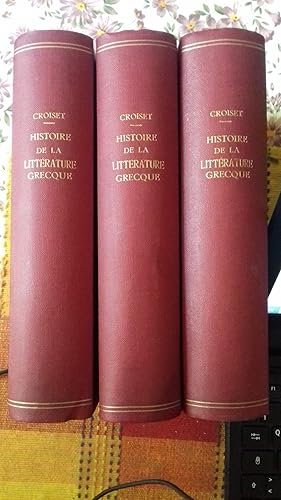 Histoire de la Littérature Grecque. Vol. I