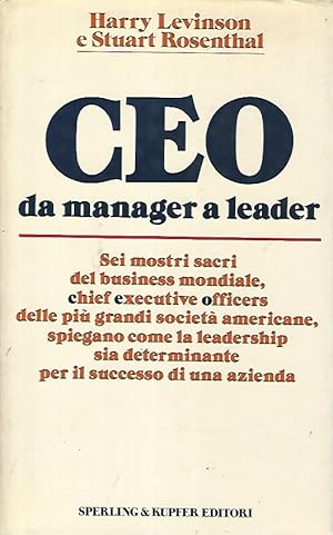 Seller image for CEO da manager a leader for sale by librisaggi