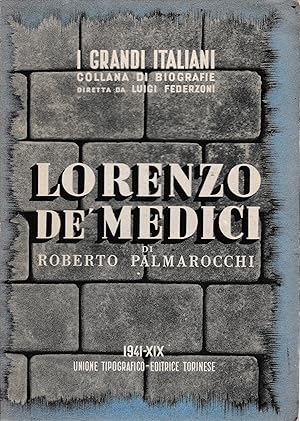 Imagen del vendedor de Lorenzo De' Medici a la venta por librisaggi