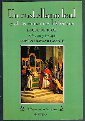 Seller image for UN CASTELLANO LEAL Y OTROS ROMANCES HOSTRICOS for sale by Librera Dilogo