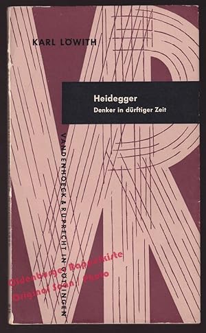 Heidegger: Denker in dürftiger Zeit (1960) - Löwith, Karl