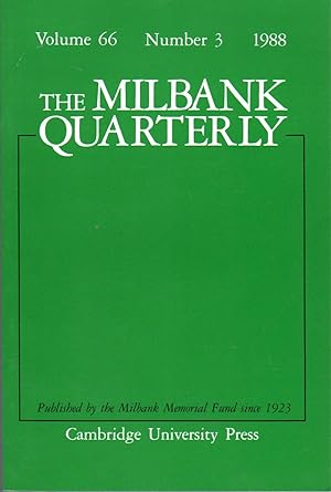 The Milbank Quarterly, Vol. 66, Number 3, 1988