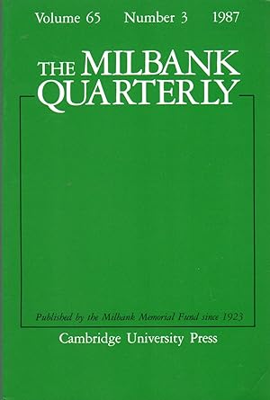 The Milbank Quarterly, Vol. 65, Number 3, 1987