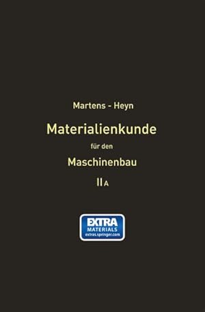 Seller image for Handbuch der Materialienkunde fr den Maschinenbau for sale by BuchWeltWeit Ludwig Meier e.K.