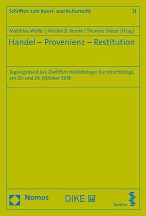 Seller image for Handel - Provenienz - Restitution for sale by BuchWeltWeit Ludwig Meier e.K.