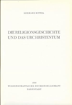 Imagen del vendedor de Die Religionsgeschichte und das Urchristentum. a la venta por Lewitz Antiquariat