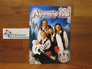 Bild des Verkufers fr Original Autogramm Alpentrio Tirol Volkstmlicher Schlager /// Autogramm Autograph signiert signed signee zum Verkauf von Antiquariat im Kaiserviertel | Wimbauer Buchversand