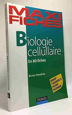 Maxi Fiches de Biologie cellulaire - 80 Fiches: 80 Fiches