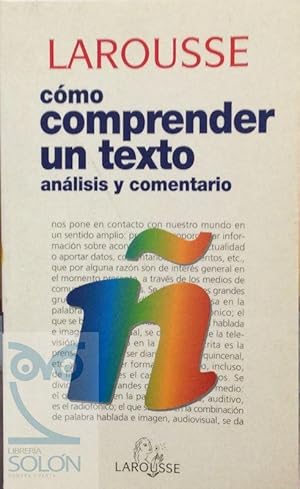 Como comprender un texto. Análisis y comentario