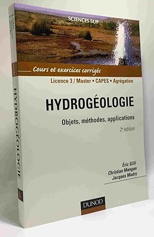 Hydrogéologie : Objets méthodes applications