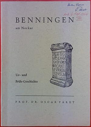 Seller image for Benningen am Neckar. Ur- und Frh-Geschichte for sale by biblion2