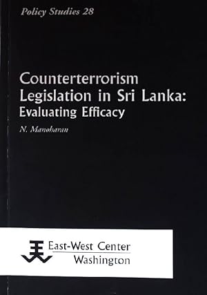 Bild des Verkufers fr Counterterrorism Legislation in Sri Lanka: Evaluating efficacy Policy studies 28 zum Verkauf von books4less (Versandantiquariat Petra Gros GmbH & Co. KG)