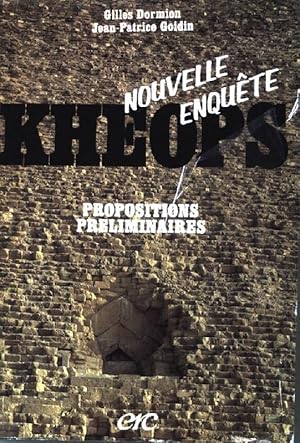 Seller image for Khops, nouvelle enqute : propositions prliminaires for sale by books4less (Versandantiquariat Petra Gros GmbH & Co. KG)