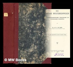 Seller image for Das antike Mysterienwesen in religionsgeschichtlicher, ethnologischer und psychologischer Beleuchtung for sale by MW Books Ltd.