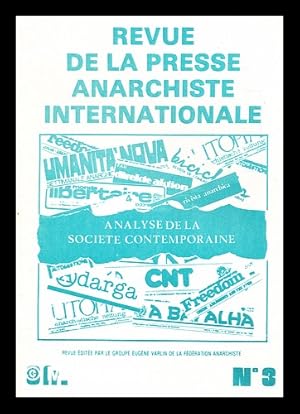 Seller image for Revue de la presse anarchiste internationale, janvier 1982 for sale by MW Books Ltd.