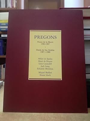 Imagen del vendedor de PREGONS FESTES DE LA MERC 1983-1987 i DIADA DE Sta. EULLIA. a la venta por LLIBRERIA KEPOS-CANUDA