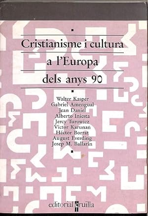 CRISTIANISME I CULTURA A L'EUROPA DELS ANYS 90
