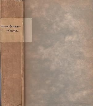 Imagen del vendedor de Anmerkungen zu Locke und Kant, sowie zu Nachkantischen Philosophen / Einleitung in die Philosophie nebst Abhandlungen zu Dialektik, Aesthetik und ber die deutsche Sprachverhunzung / Balthasar Gracian`s Hand-Orakel und Kunst der Weltklugheit / Arthur Schopenhauer; Arthur Schopenhauer`s handschriftlicher Nachla. 3/2/1; Reclams Universal-Bibliothek a la venta por Licus Media