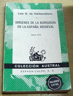 Imagen del vendedor de Orgenes de la burguesa en la Espaa medieval a la venta por Outlet Ex Libris