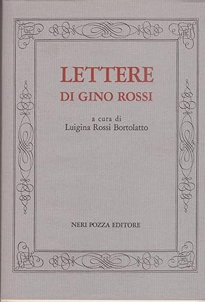 Lettere di Gino Rossi