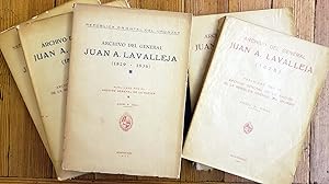 Immagine del venditore per Archivo del General Juan A. Lavalleja (Complete set) venduto da Chaco 4ever Books