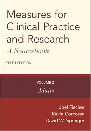 Seller image for Measures for Clinical Practice and Research - a Sourcebook : Adults for sale by GreatBookPrices