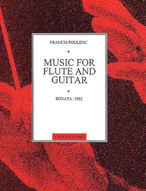 Bild des Verkufers fr Poulenc: Sonata For Flute And Guitar [Paperback ] zum Verkauf von booksXpress