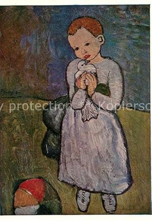 Imagen del vendedor de Postkarte Carte Postale 73622200 Picasso Pablo Child with a Dove a la venta por Versandhandel Boeger