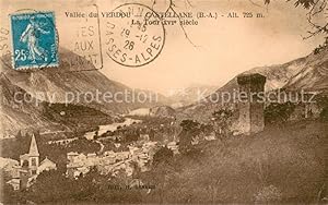 Imagen del vendedor de Postkarte Carte Postale 13619008 Castellane Panorama et la tour XVIe sicle Castellane a la venta por Versandhandel Boeger