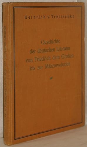 Bild des Verkufers fr Geschichte der deutschen Literatur von Friedrich dem Groen bis zur Mrzrevolution. Aus der Deutschen Geschichte im 19. Jahrhundert ausgew. u. hrsg. v. Heinrich Spiero. M. 8 Abb. zum Verkauf von Antiquariat Reinsch