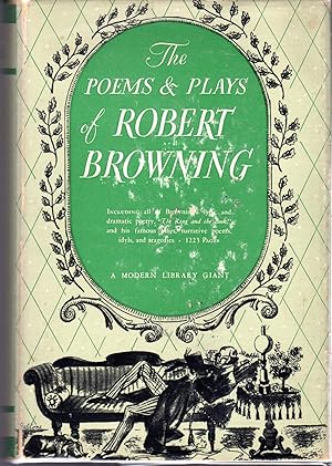 Seller image for The Poems and Plays of Robert Browning for sale by Dorley House Books, Inc.
