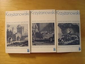 Bild des Verkufers fr Madrej glowie dosc dwie slowie, 3 vols zum Verkauf von Polish Bookstore in Ottawa