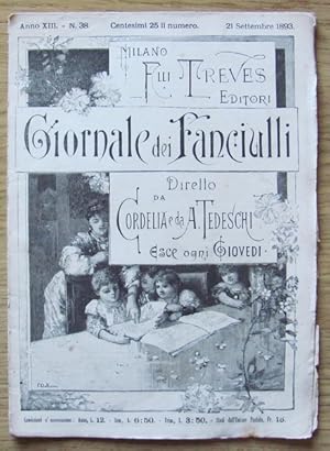 Seller image for GIORNALE DEI FANCIULLI N.38 del 1893 for sale by L'Angolo del Collezionista di B. Pileri