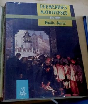 Imagen del vendedor de Efemrides matritenses 852-1992 a la venta por Outlet Ex Libris