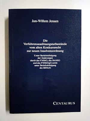 Seller image for Die Verfahrensauslsungstatbestnde vom alten Konkursrecht zur neuen Insolvenzordnung Unter Bercksichtigung der nderungen durch das FMStG, das MoMiG und das FMStErgG sowie unter Bercksichtigung des BilMoG for sale by Antiquariat Smock