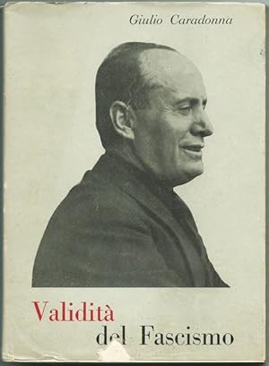 Immagine del venditore per VALIDITA' DEL FASCISMO. CASSINO ED. IPEM 1963 venduto da L'Angolo del Collezionista di B. Pileri