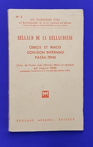 Obros et Rimos : Don-Don Infernau ; Passa-Tens.