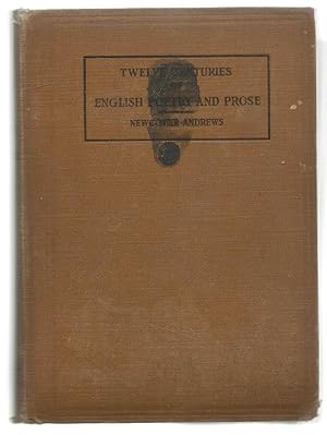 Bild des Verkufers fr Twelve Centuries of English Poetry and Prose zum Verkauf von Turn The Page Books