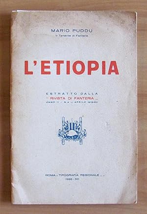 Imagen del vendedor de L'ETIOPIA - Estratto dalla "RIVISTA DI FANTERIA" Anno II, N.4 a la venta por L'Angolo del Collezionista di B. Pileri