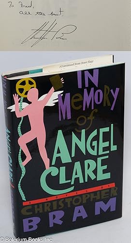 Seller image for In Memory of Angel Clare a novel [inscribed & signed] for sale by Bolerium Books Inc.