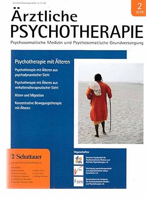 Seller image for Psychotherapie mit lteren. Nr. 2 / 2019. rztliche Psychotherapie. for sale by Fundus-Online GbR Borkert Schwarz Zerfa