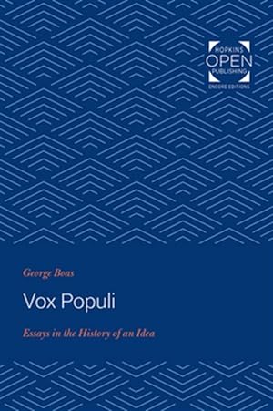 Immagine del venditore per Vox Populi : Essays in the History of an Idea venduto da GreatBookPricesUK