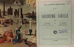 Imagen del vendedor de Les lettres fran�aises - tome deux - seizi�me si�cle a la venta por crealivres