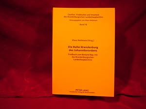 Bild des Verkufers fr Die Ballei Brandenburg des Johanniterordens. Findbuch zum Bestand Rep. 9 B des Brandenburgischen Landeshauptarchivs. (Quellen, Findbcher und Inventare des Brandenburgischen Landeshauptarchivs. Hrsg. von Klaus Neitmann. Band 18). zum Verkauf von Antiquariat Olaf Drescher